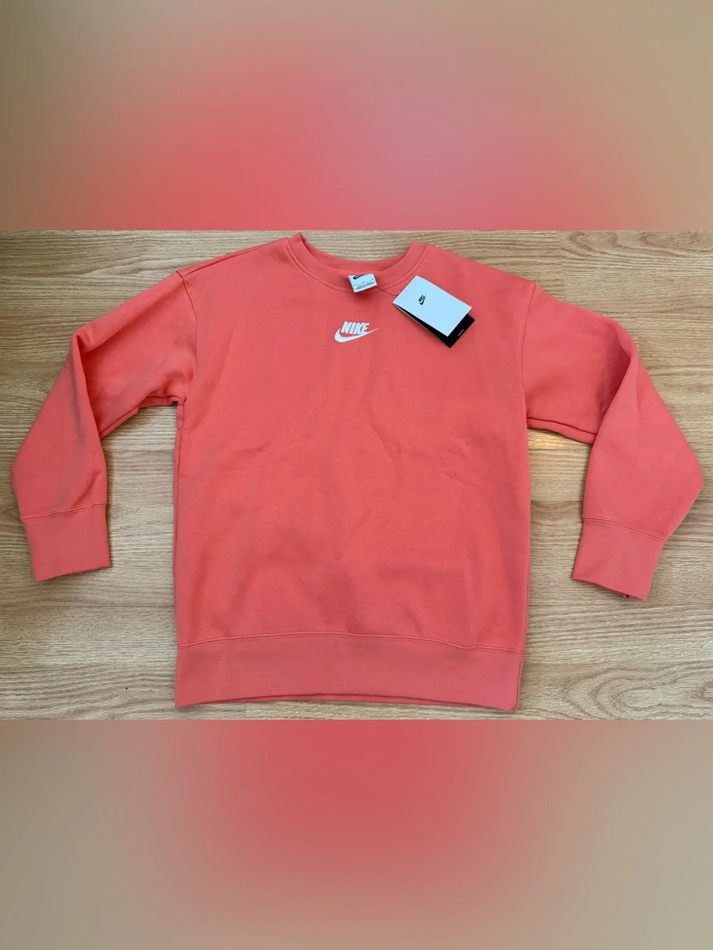 Nike Girls L Coral Crewneck Pullover - NWT